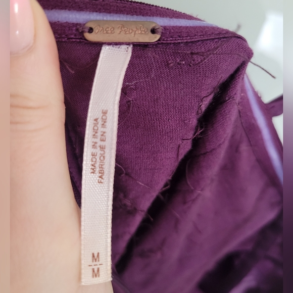 Free People Purple Tulle Dress with Beaded Satin Bodice Size Medium - Picture 7 of 13